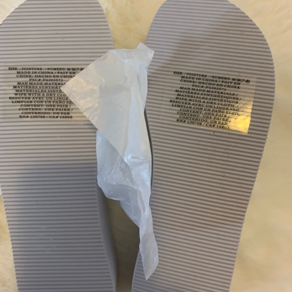 Glitter Strap Micro Flip Flops - Picture 4 of 5